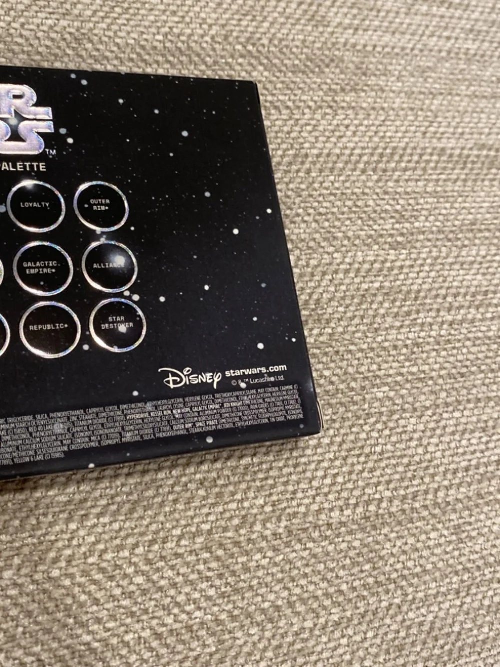 Star Wars Colourpop Eyeshadow Palette